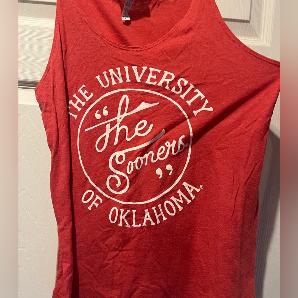 Maroon Oklahoma University Tank top